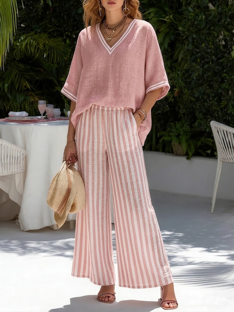 Francine | Stripe Set for Women