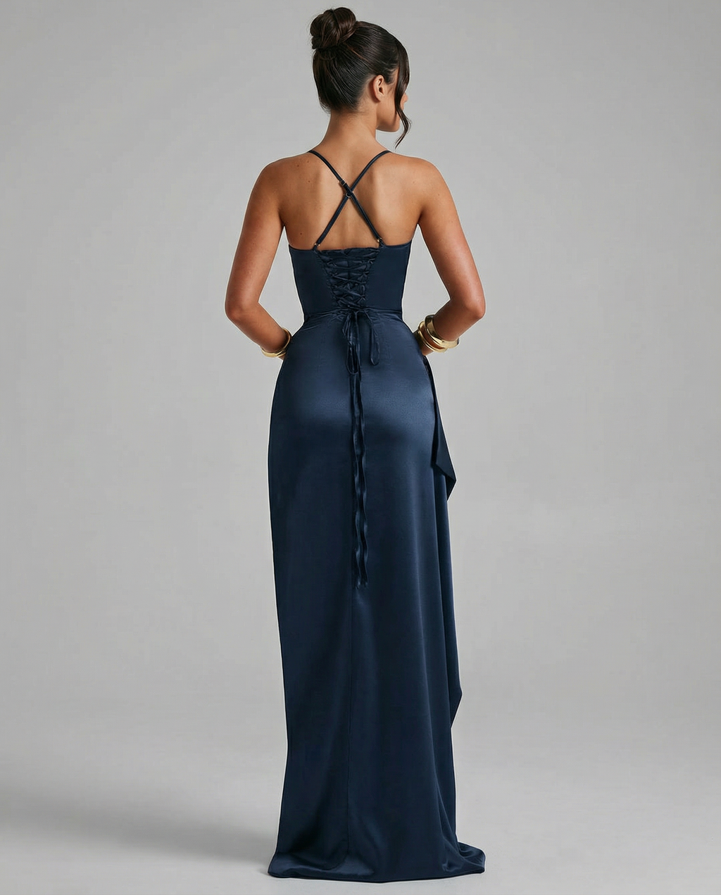Sofia | Satin Maxi Dress