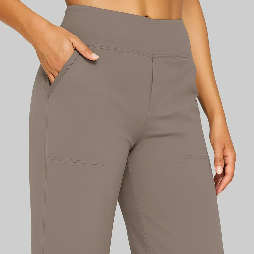 Phoebe | Linen Stretch Trousers for Women