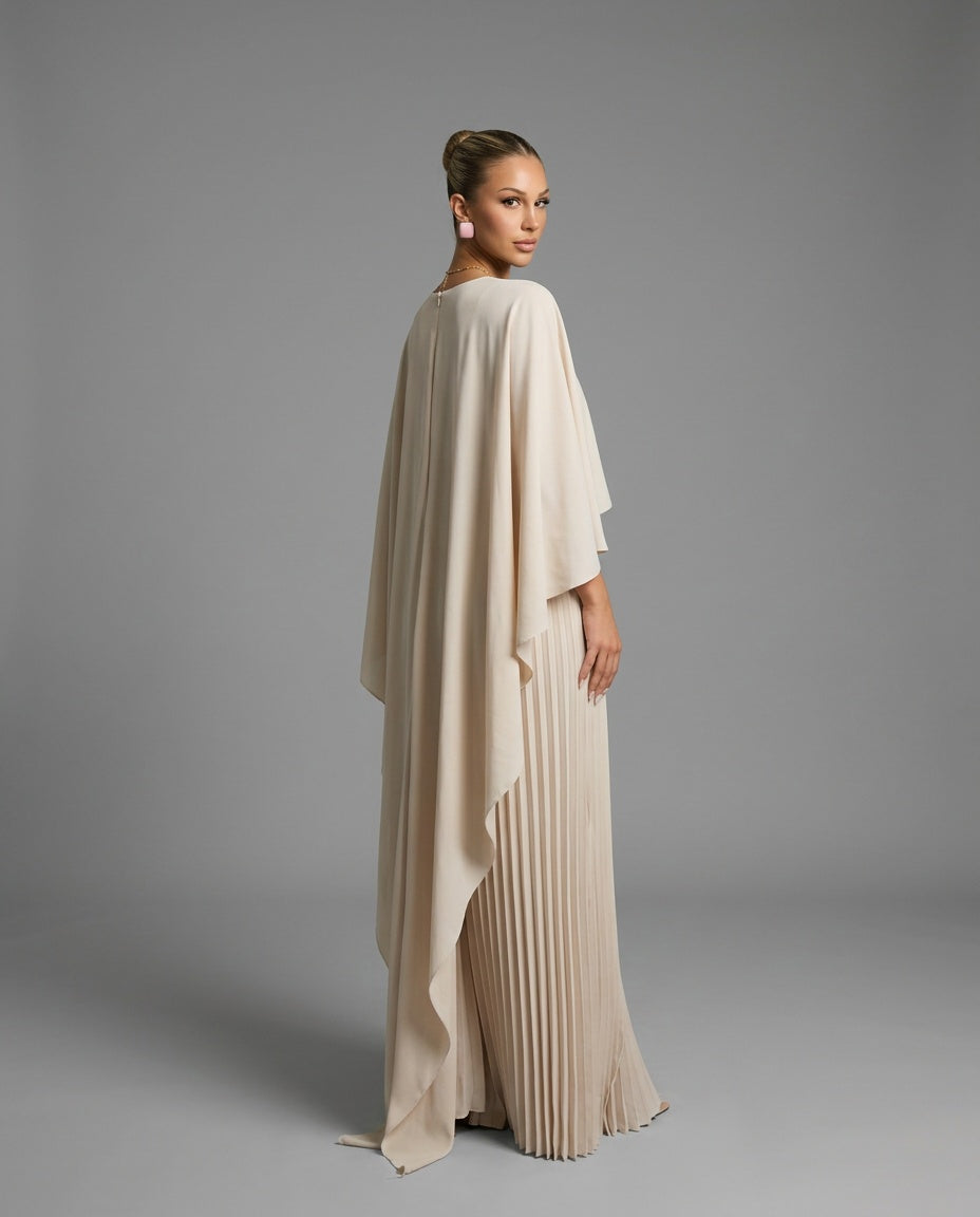 Viviana | Cape Maxi Dress
