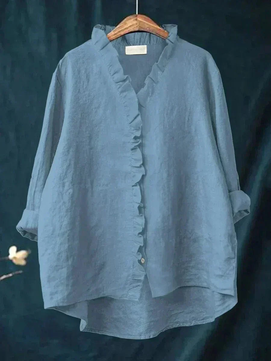 Eline | Elegant Linen Summer Blouse for Women