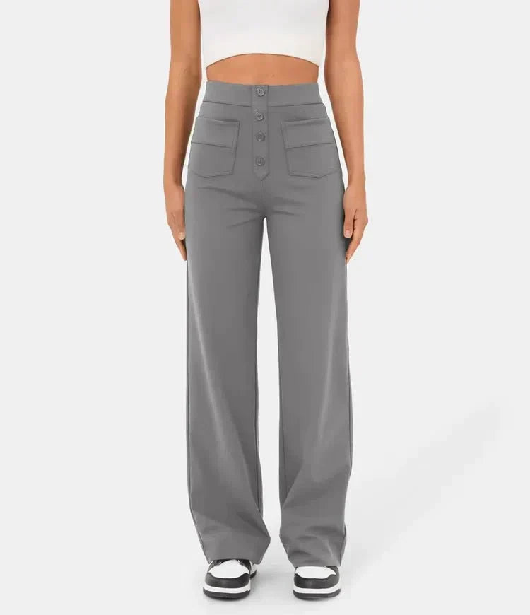Odette | Relaxed Linen Casual Trousers for Women