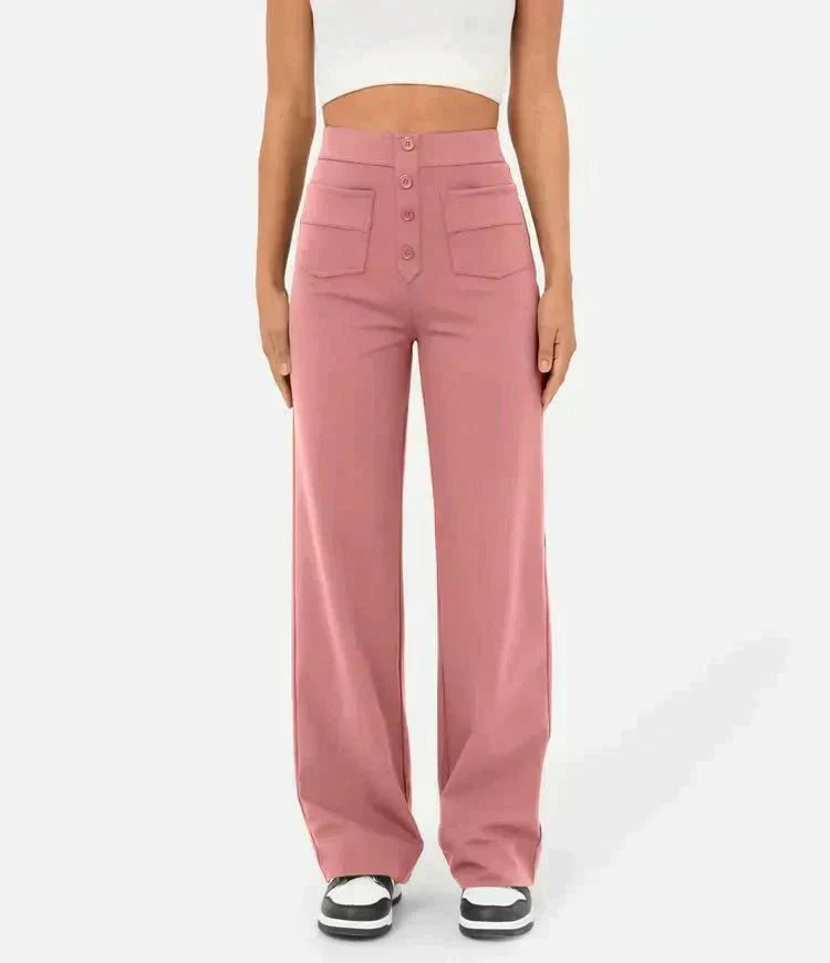Odette | Relaxed Linen Casual Trousers for Women