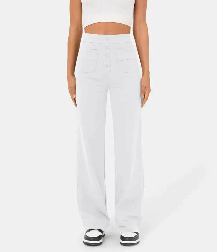 Odette | Relaxed Linen Casual Trousers for Women
