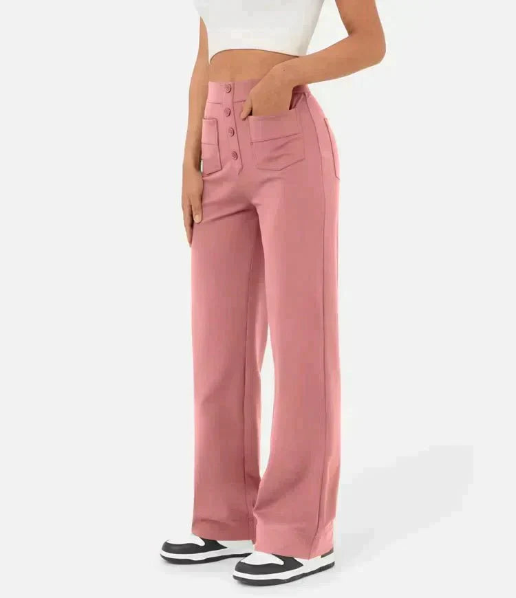 Odette | Relaxed Linen Casual Trousers for Women