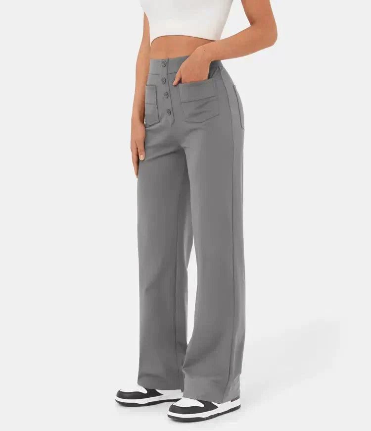 Odette | Relaxed Linen Casual Trousers for Women