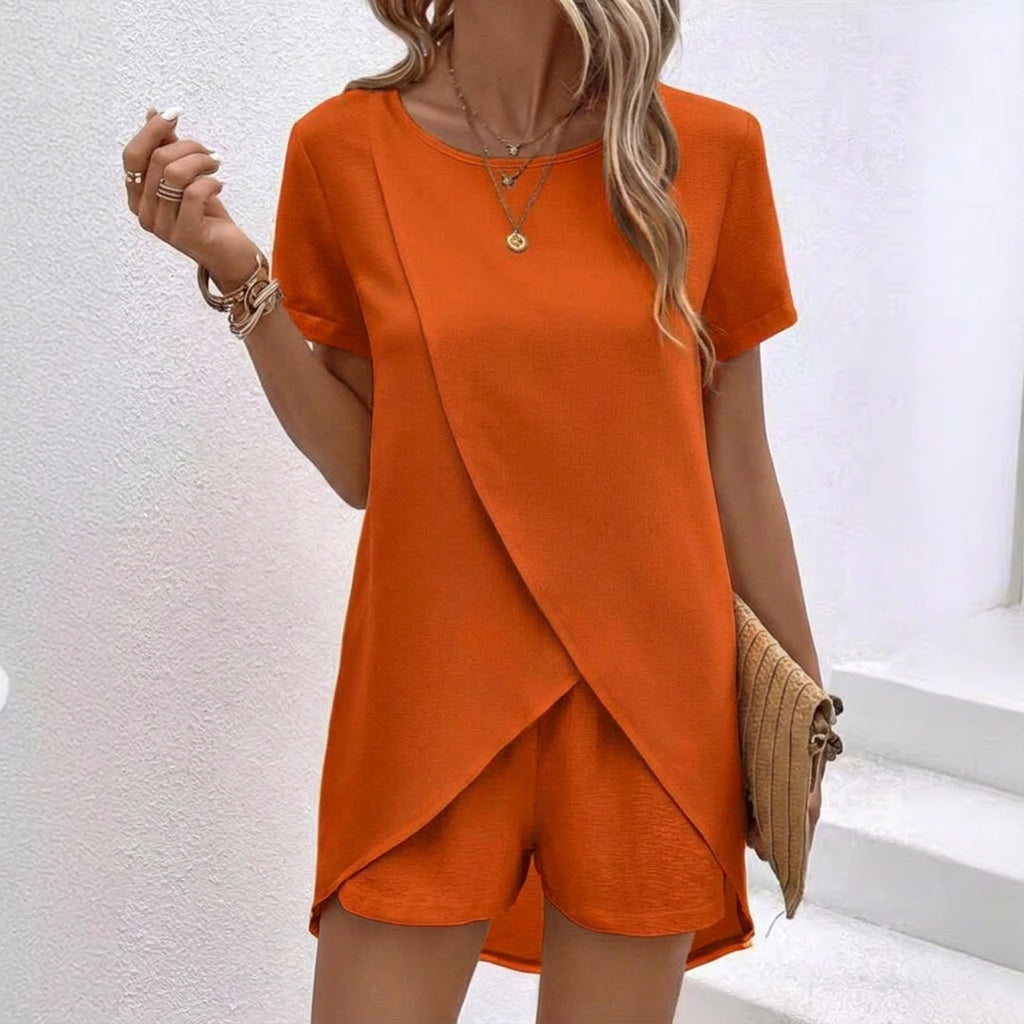 Amalia | Elegant Summer Co-Ord Lounge Set for Women