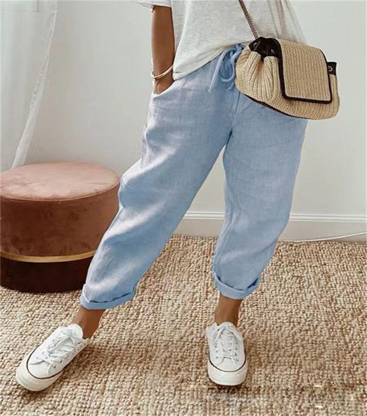 Thalia | Linen Comfort Trousers for Women