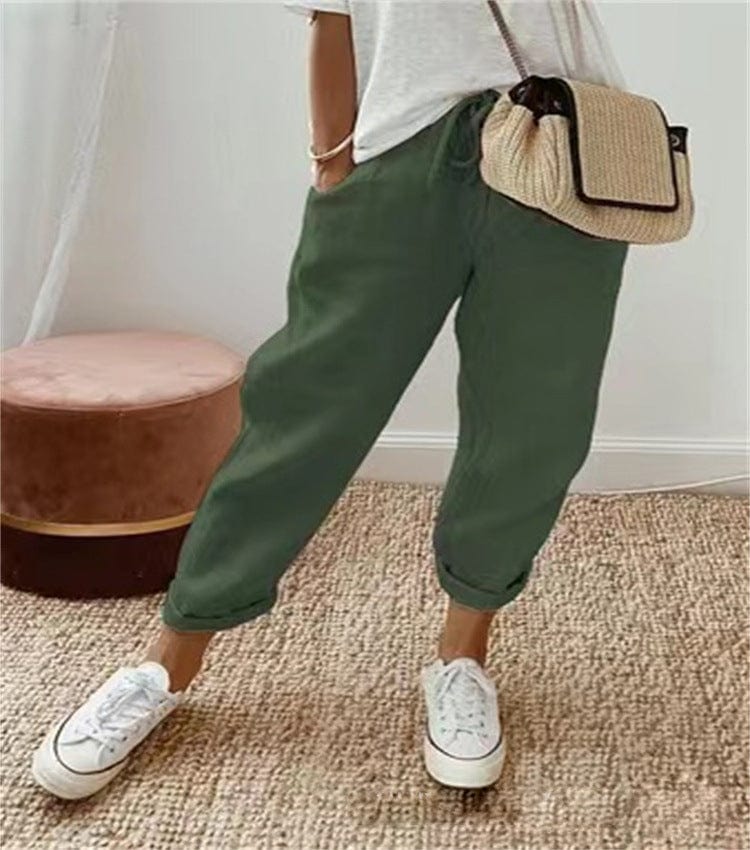 Thalia | Linen Comfort Trousers for Women