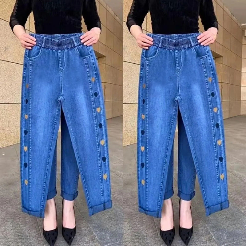 Marielle | Embroidered Stretch Jeans for Women