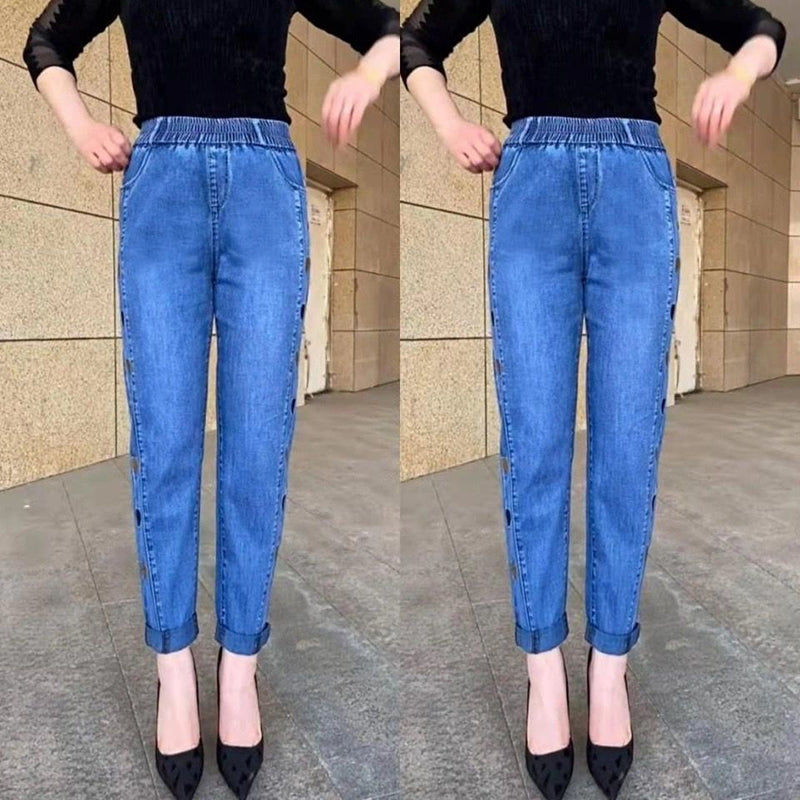Marielle | Embroidered Stretch Jeans for Women