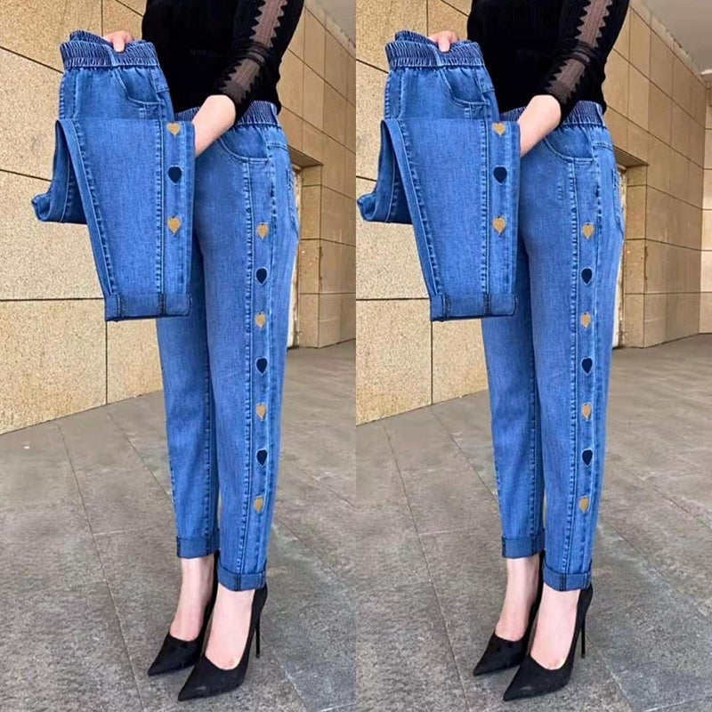 Marielle | Embroidered Stretch Jeans for Women