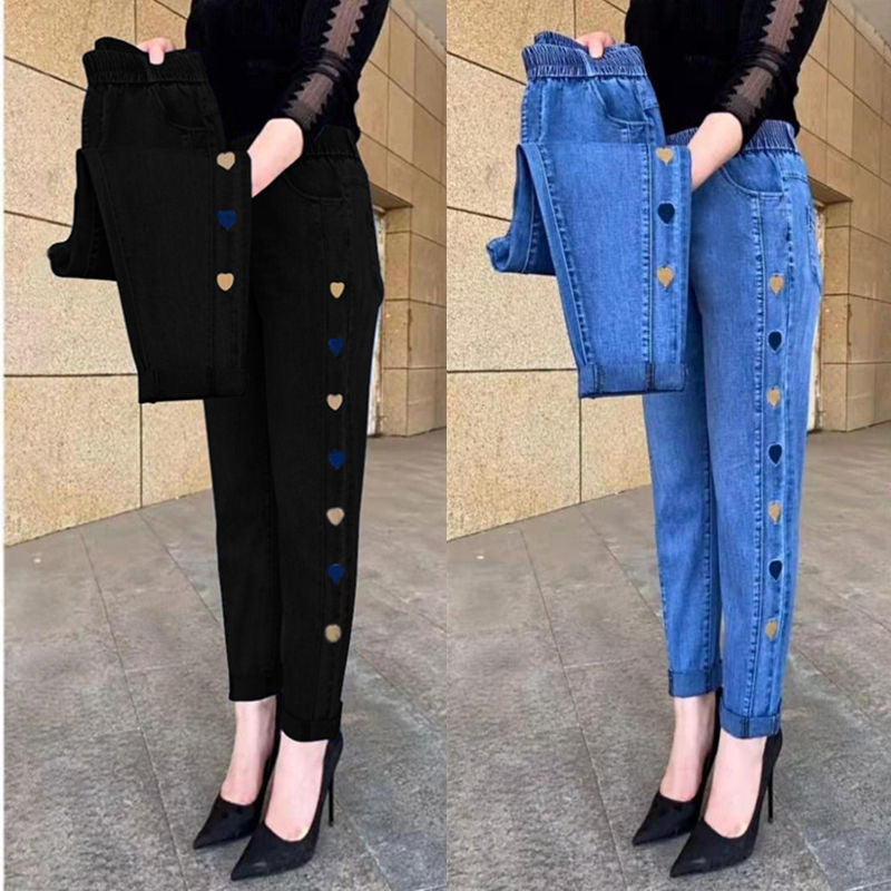 Marielle | Embroidered Stretch Jeans for Women