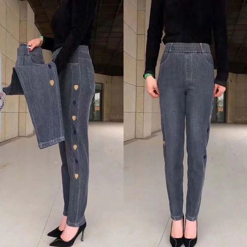 Marielle | Embroidered Stretch Jeans for Women