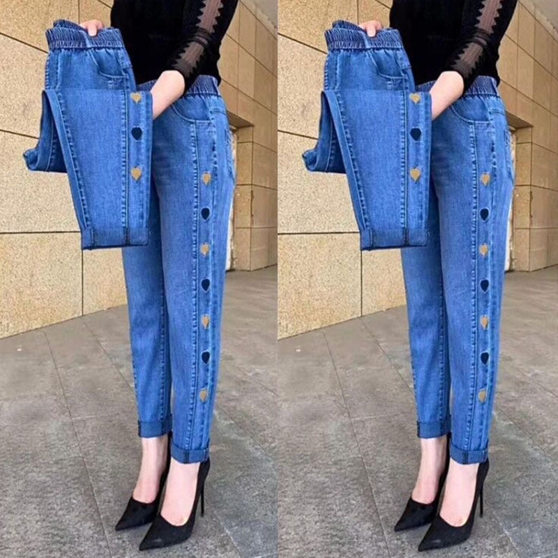 Marielle | Embroidered Stretch Jeans for Women