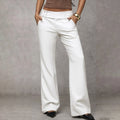 Penelope | Linen Flared Trousers for Women