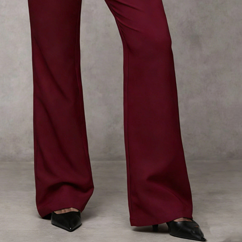 Penelope | Linen Flared Trousers for Women
