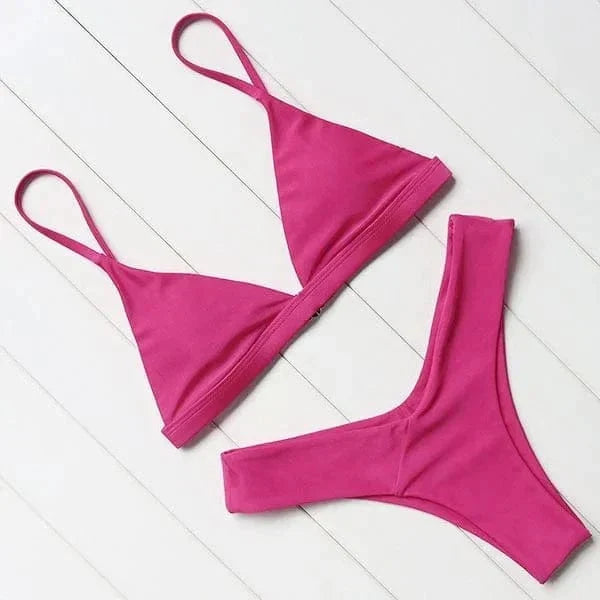 Tilly | Triangle Bikini Set with Adjustable Straps