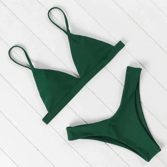 Tilly | Triangle Bikini Set with Adjustable Straps