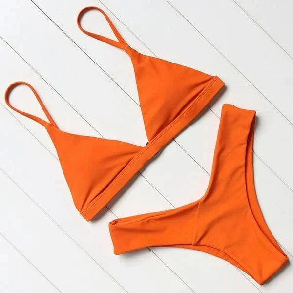 Tilly | Triangle Bikini Set with Adjustable Straps