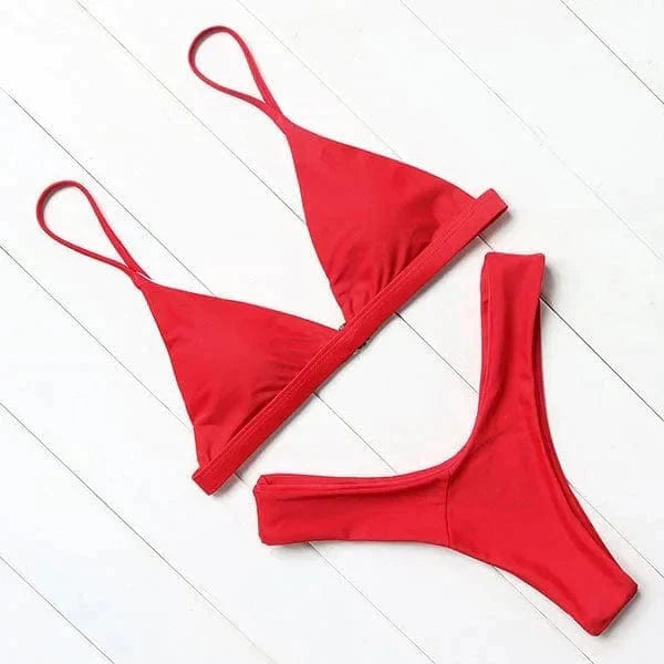 Tilly | Triangle Bikini Set with Adjustable Straps
