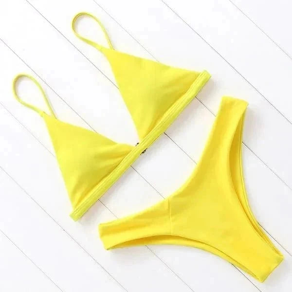 Tilly | Triangle Bikini Set with Adjustable Straps