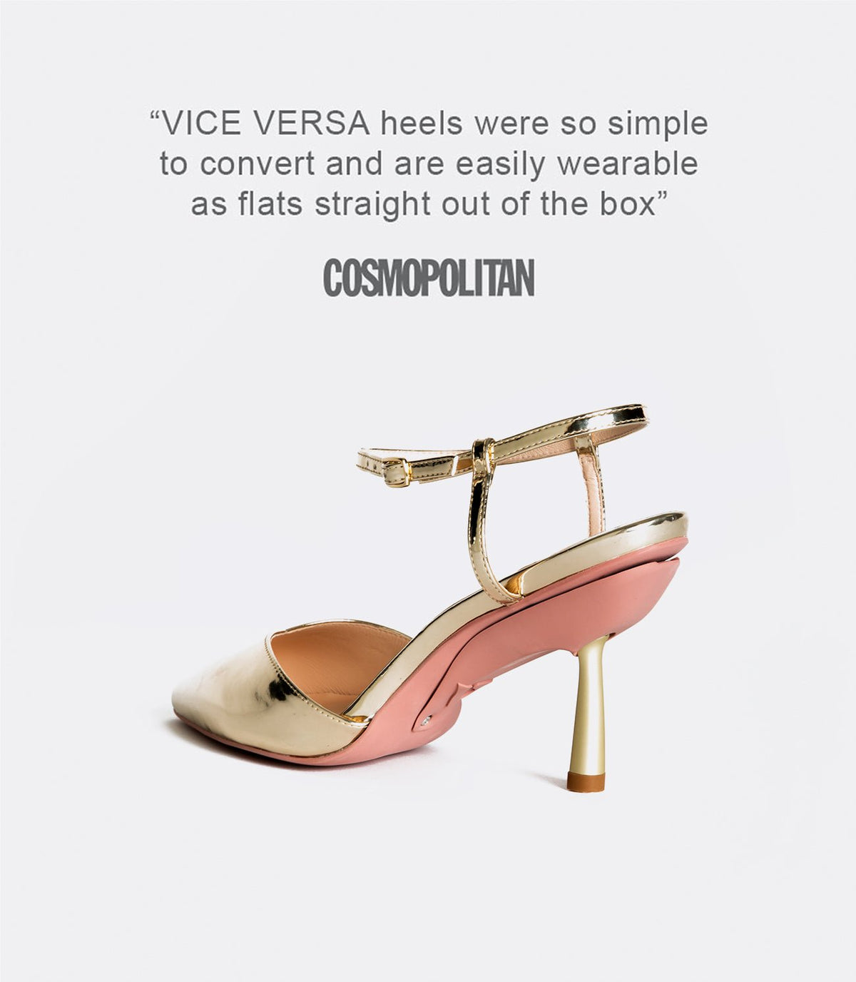 Graciela | Gold Crystal-Embellished Pumps