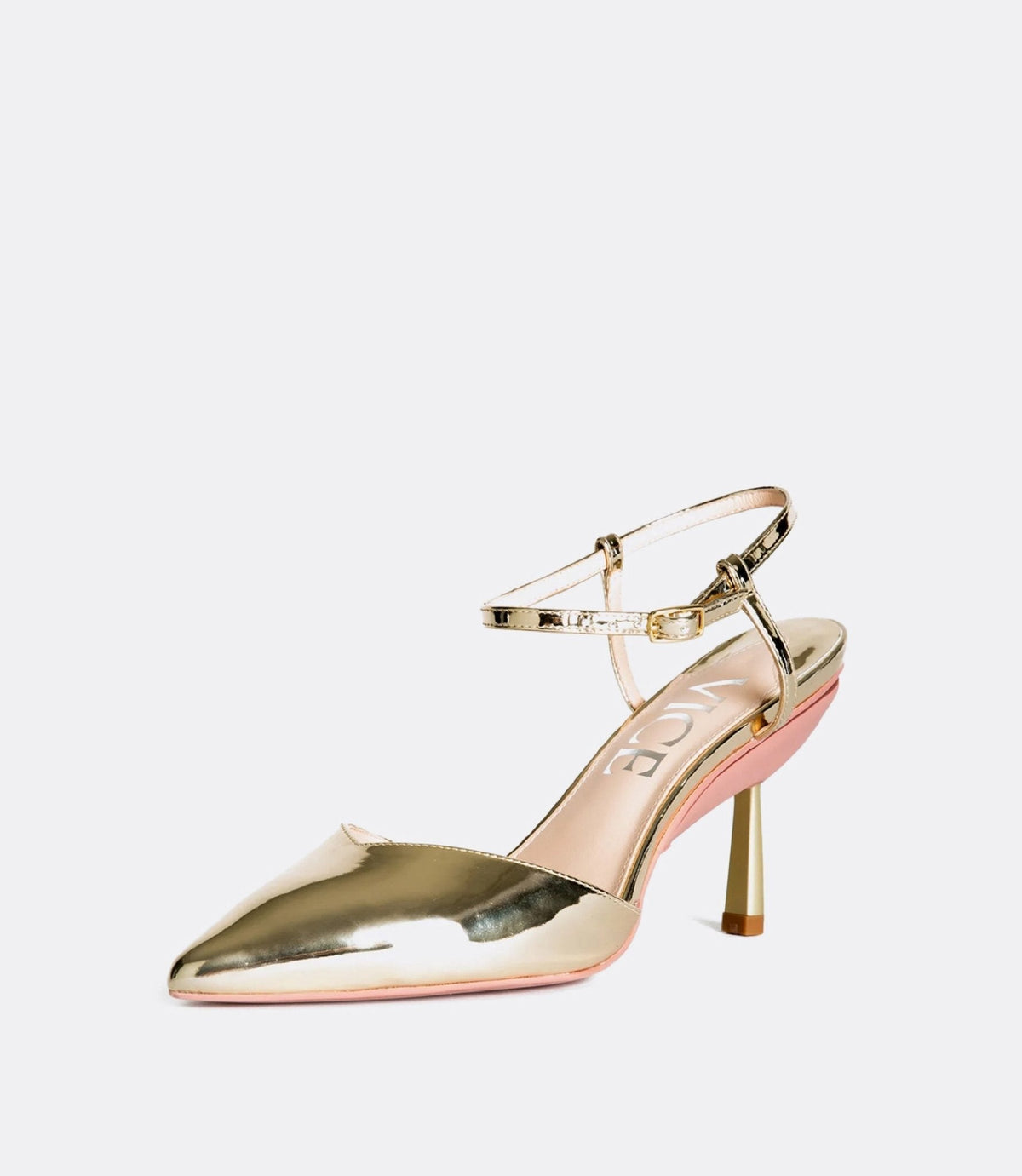Graciela | Gold Crystal-Embellished Pumps