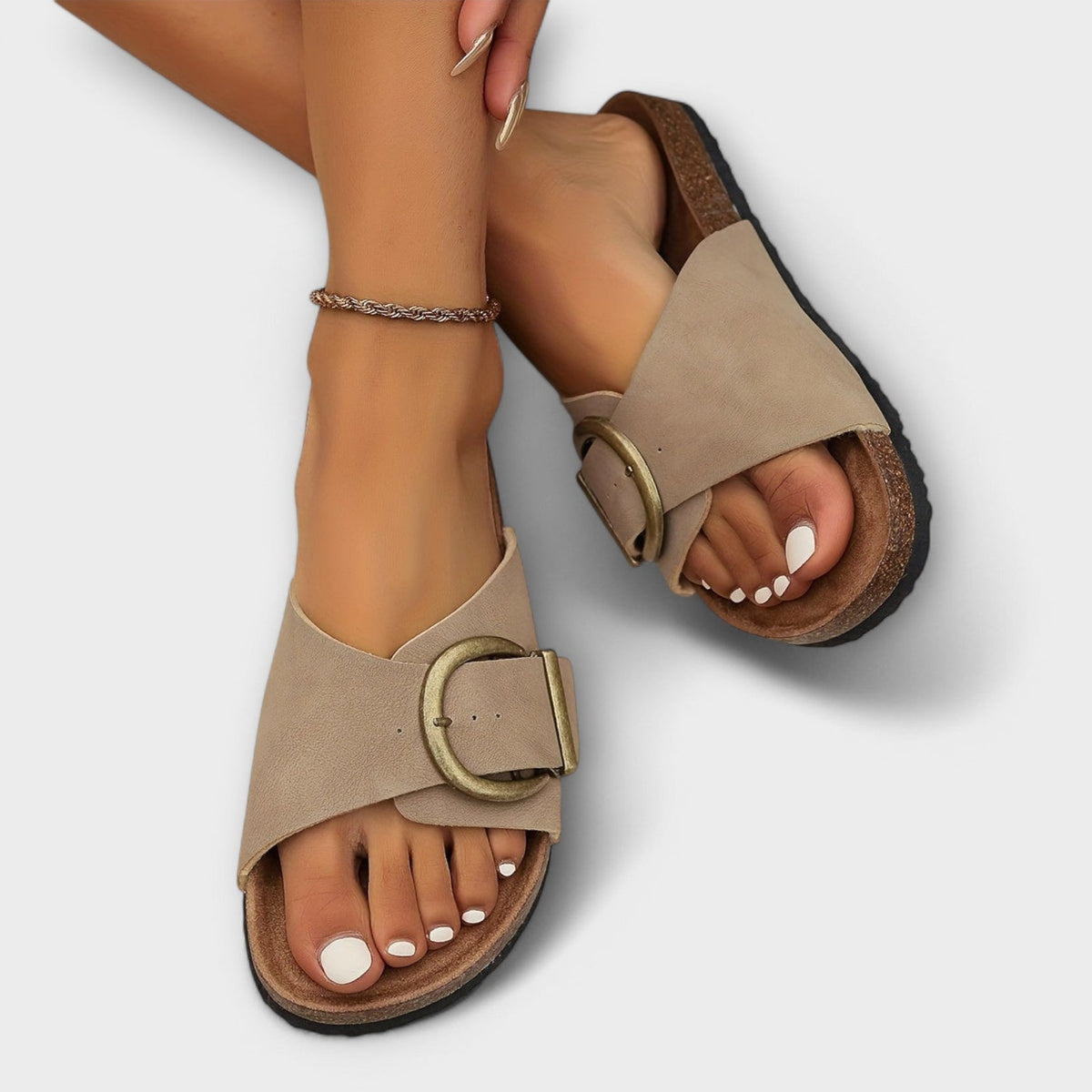 Amber | Supportive Flat Sandals for Women