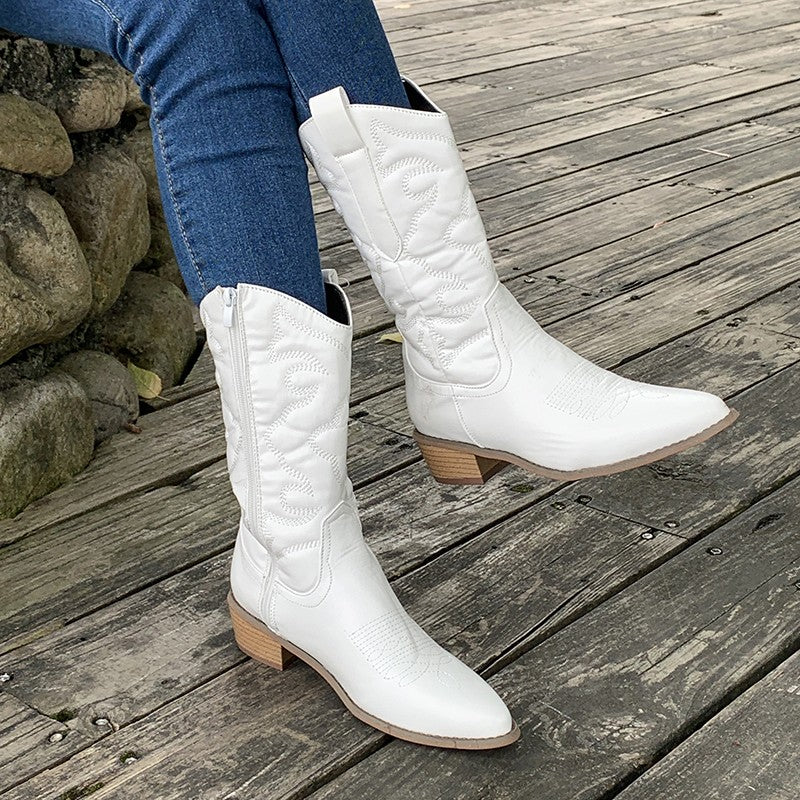 Gracie | Metallic Cowboy Boots