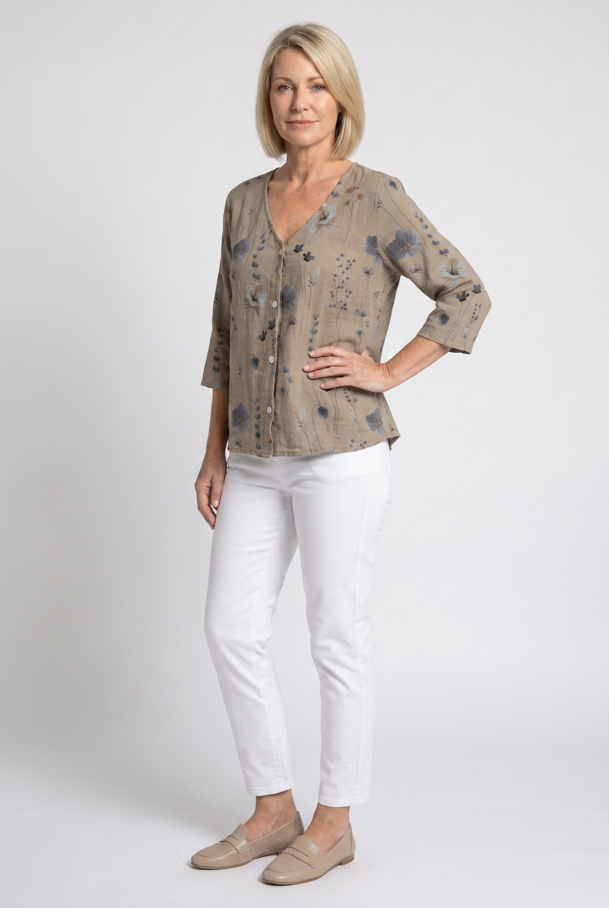 Women's Blouse | Three-Quarter Sleeve