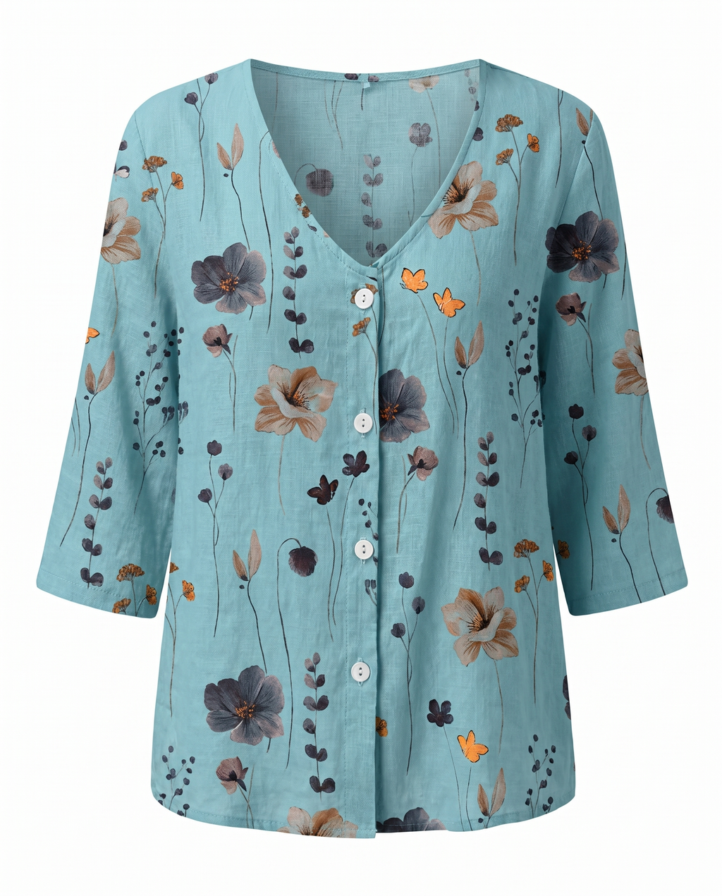 Women's Blouse | Three-Quarter Sleeve