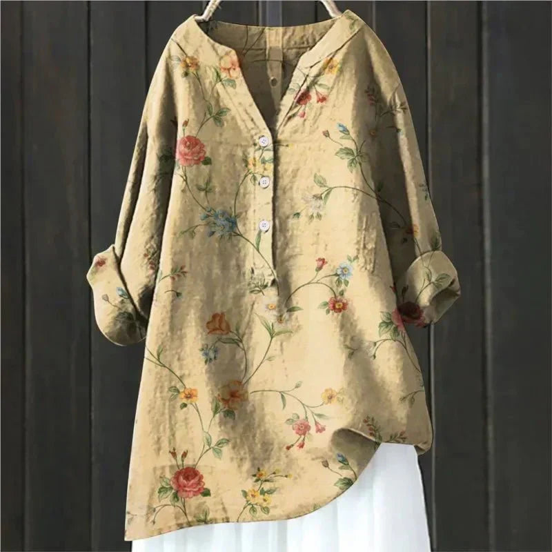 Zara | Chic Blouse with Floral Accents for Women
